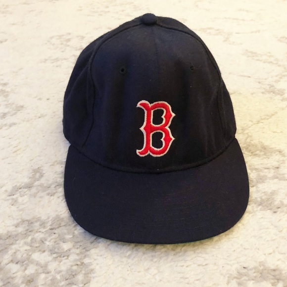 blue boston hat